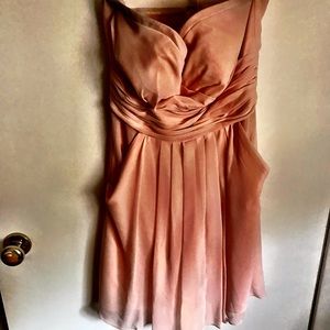 Women’s sweetheart strapless dress with POCKETS!